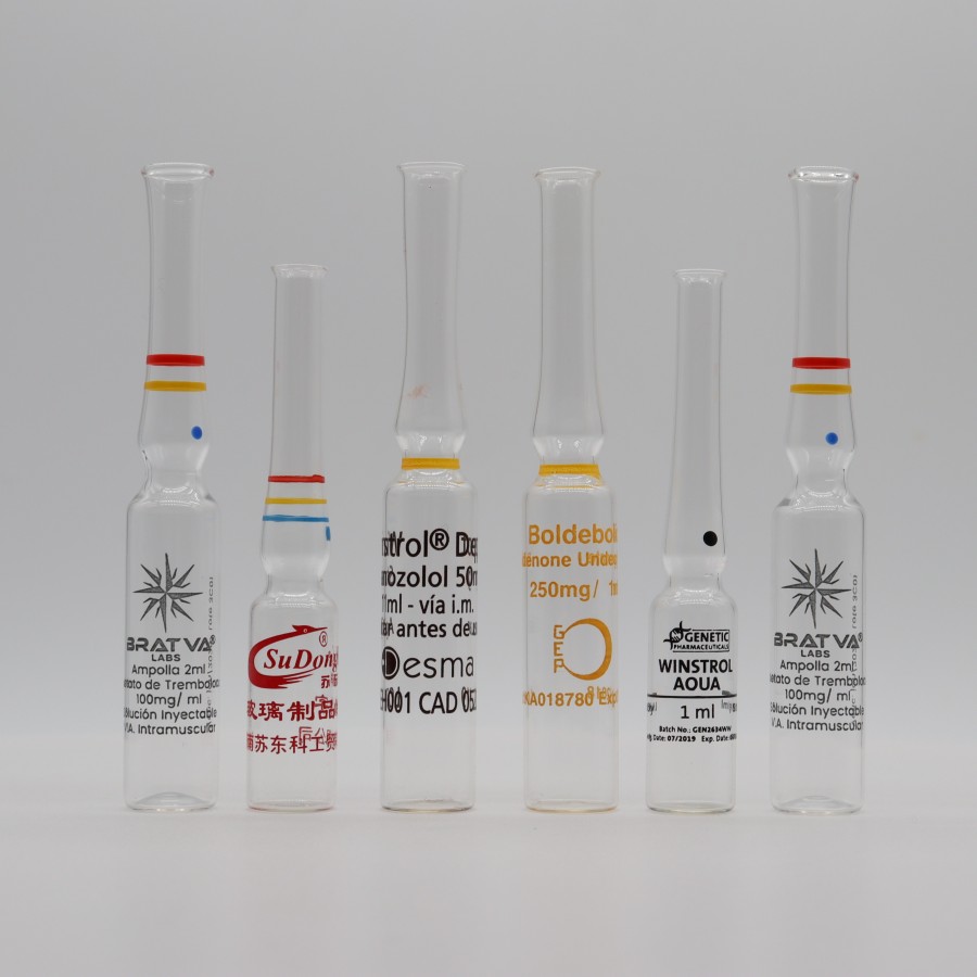 Glass Ampoule With Customized Printing