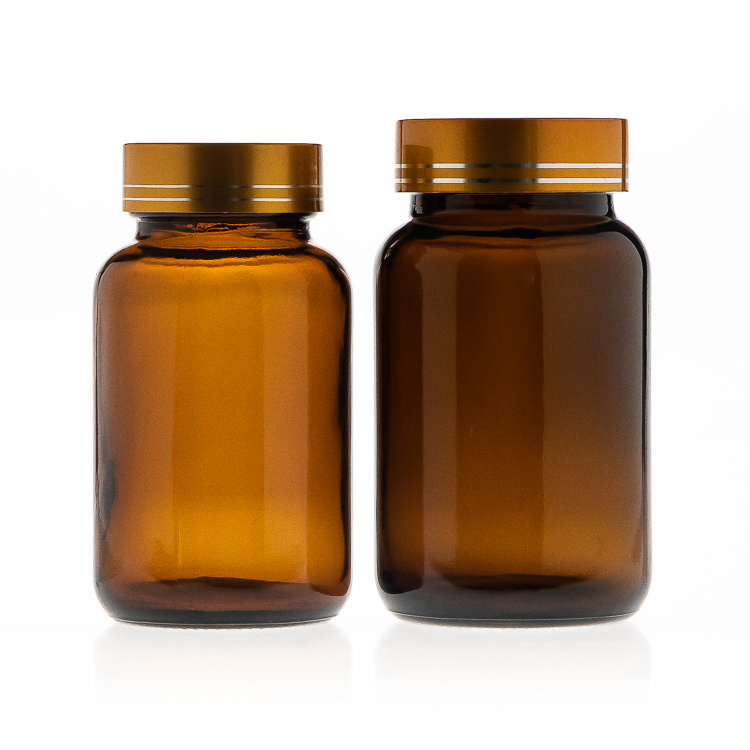 Glass Pill Bottle